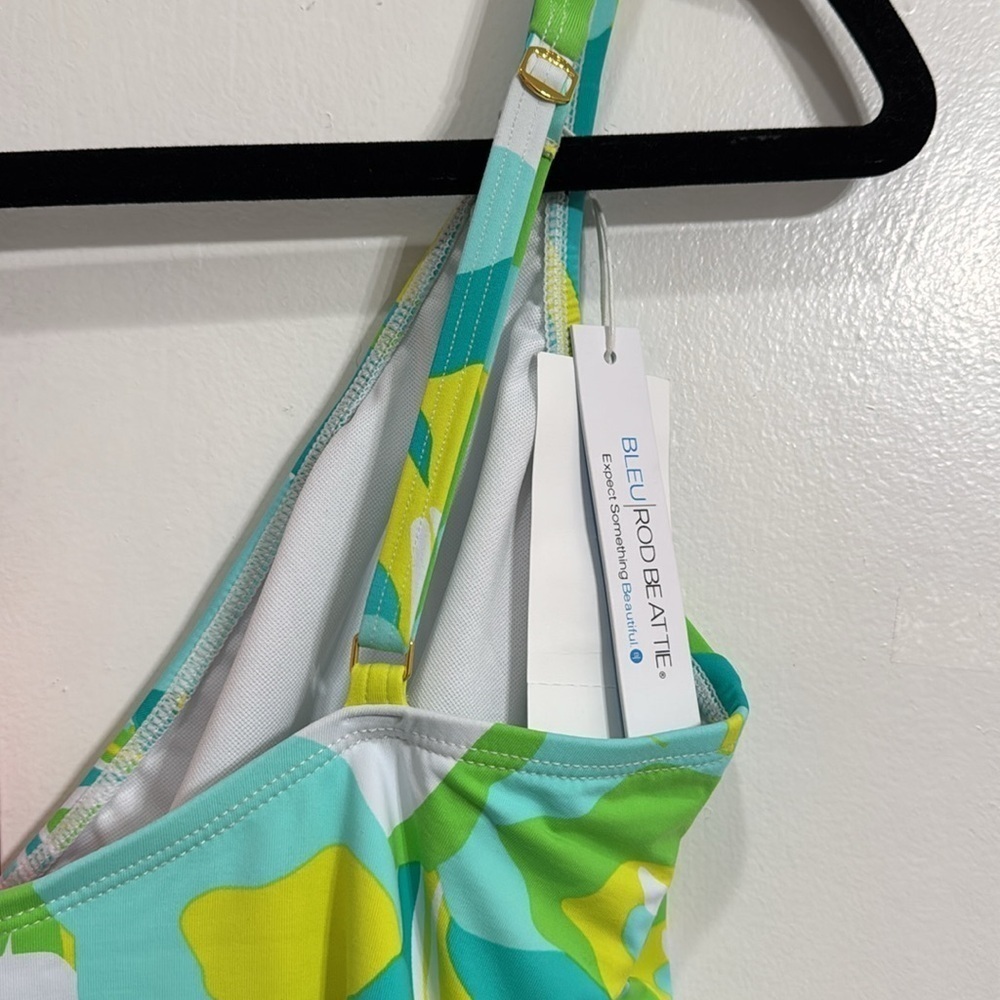 Bleu Rod Beattie Summer Escape Surplice One Piece Swimsuit Size 6 - Picture 5 of 6